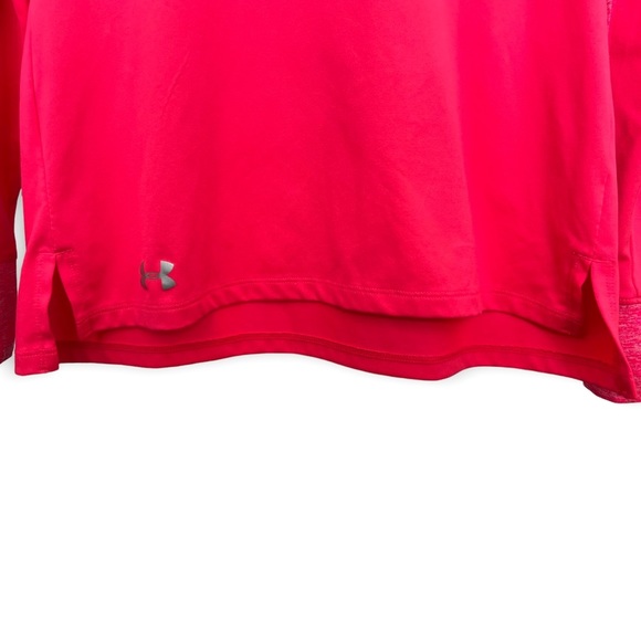 Under Armour HeatGear Loose Fit Long Sleeve Pink Workout Shirt - Women’s Size S - Picture 6 of 9